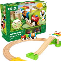 BRIO - MON PREMIER CURCUIT DE TRAIN ROND 18 PIÈCES (18 MOIS+) 